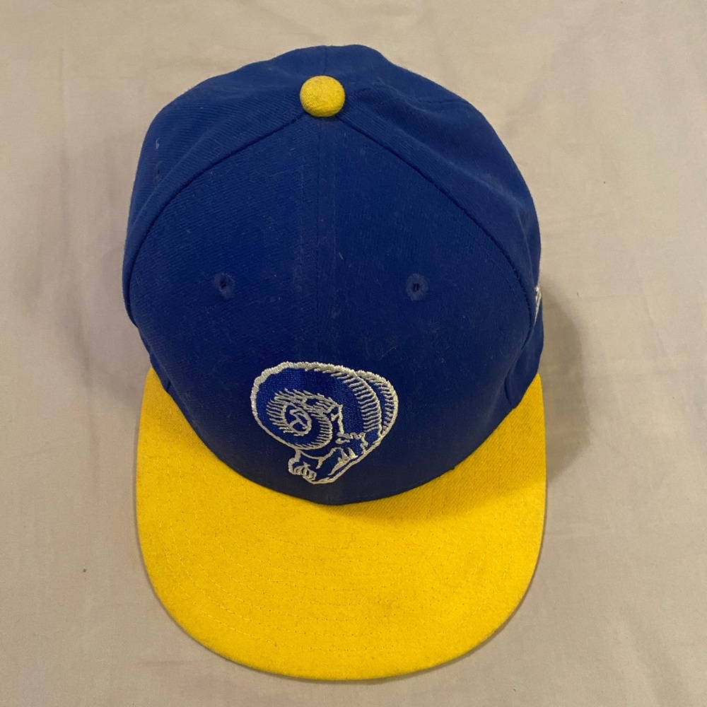 New Era NFL 59 Fifty Rams Fitted Hat      Size  7/55.8 cm